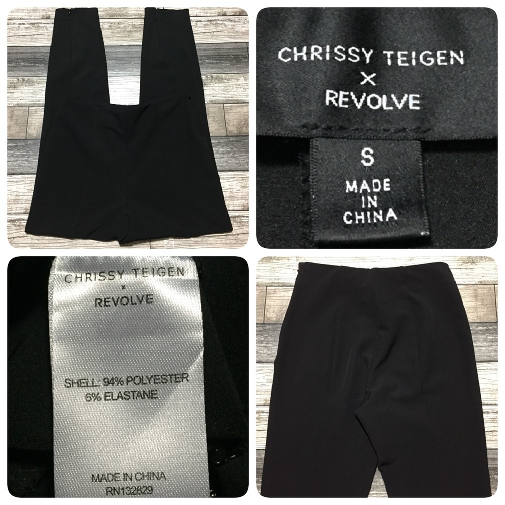 Chrissy teigen x revolve dress pants women’s S (Inseam 26.5) high waist zipper